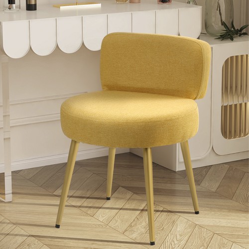 Teddy fleece vanity stool - vanity,