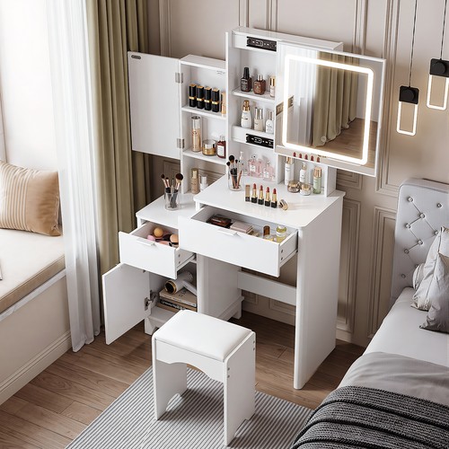 Dressing table with - dressing, drawers