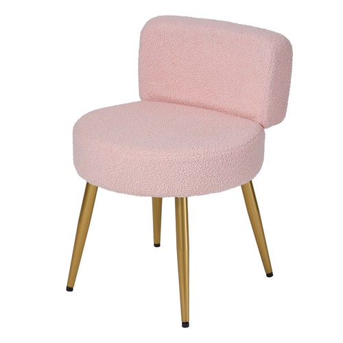 Pink makeup seat - pink, teddy