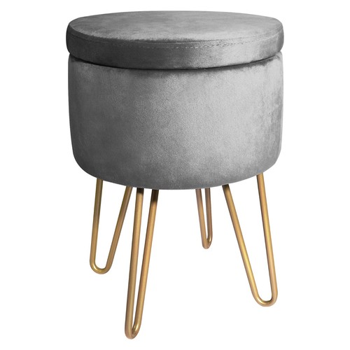 Velvet dressing table stool - dressing,