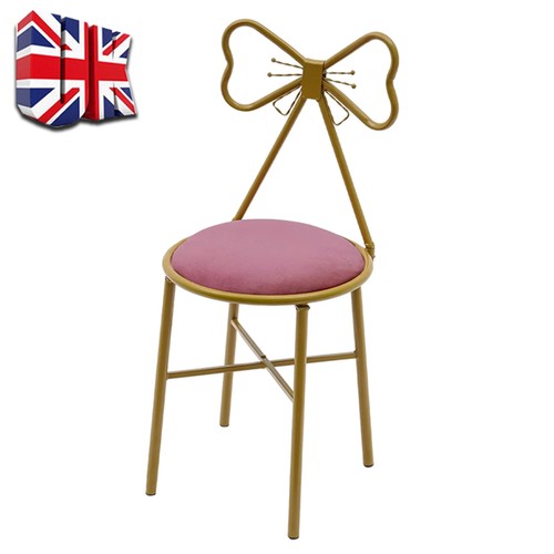 Butterfly bow tie - makeup, chair