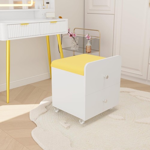 Vanity stool with storage - stool,