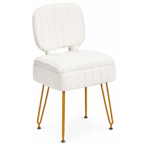 Vanity chair with - vanity, storage