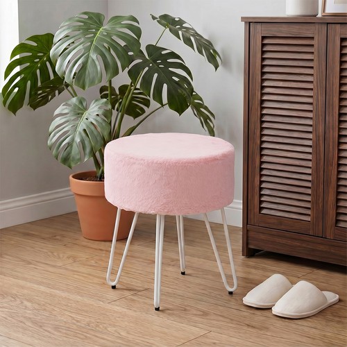 Plush velvet dressing - plush, stool
