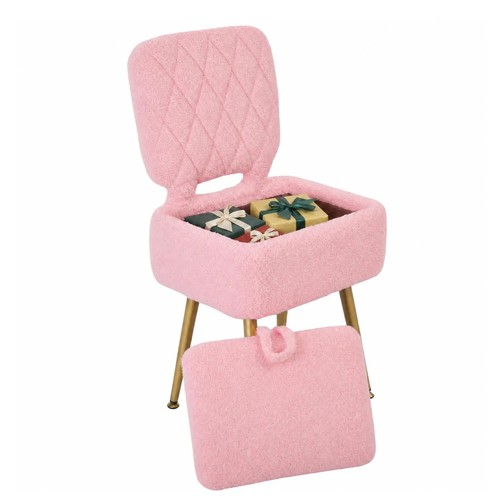 Small sherpa vanity - vanity, stool