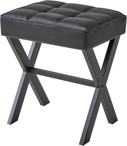 Square makeup stool - square,