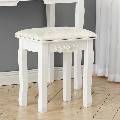 White dressing table - white,