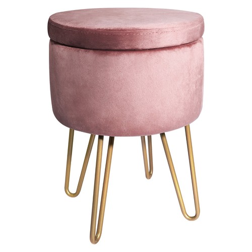 Velvet dressing table - dressing, stool