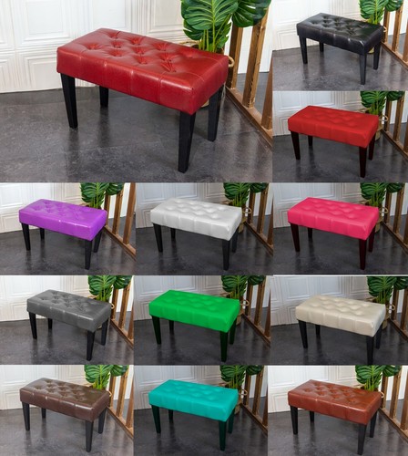 Leather dressing bench - pu,