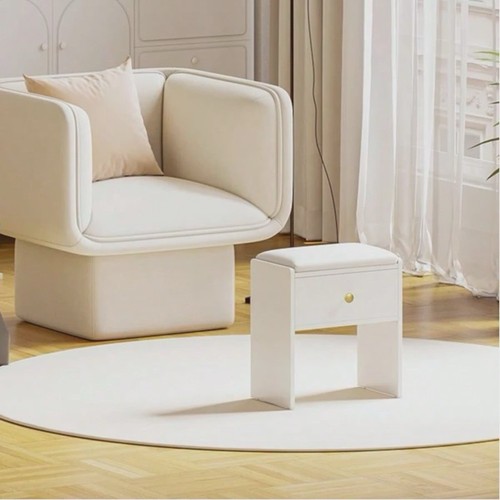 Vanity stool with storage - vanity,