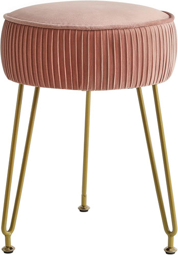Makeup vanity stool - stool,, velvet