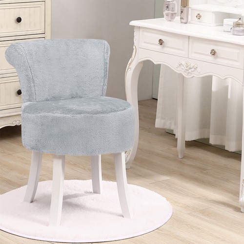 Plush fabric dressing table - plush,