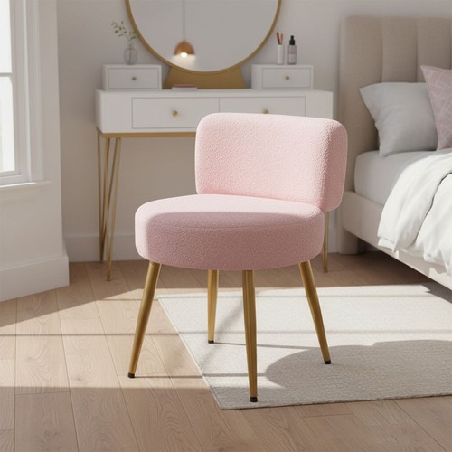 Pink makeup seat plush - makeup,