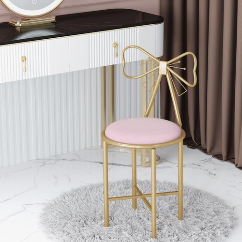 Velvet vanity stool - vanity, sun