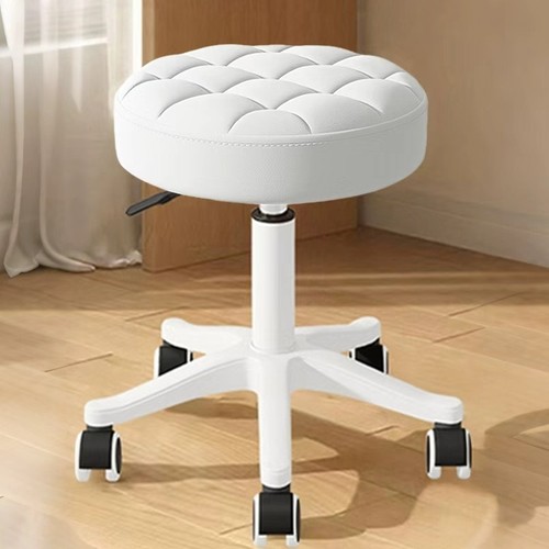Round rolling stool height - rolling,